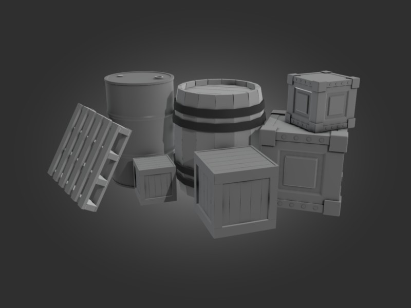 Barrels, Boxes and a Pallet preview image 1